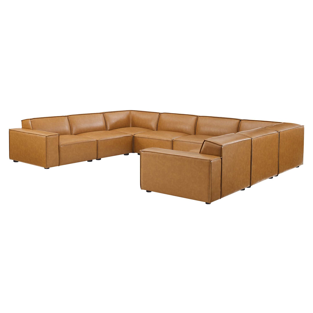 Revive 8-Piece Vegan Leather Sectional Sofa