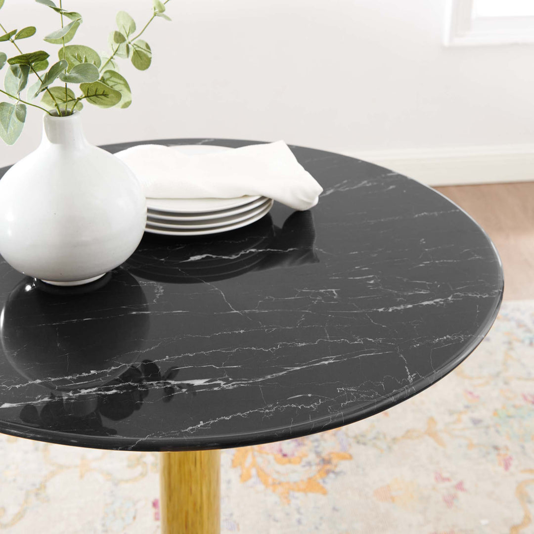 Vista 28" Artificial Marble Dining Table