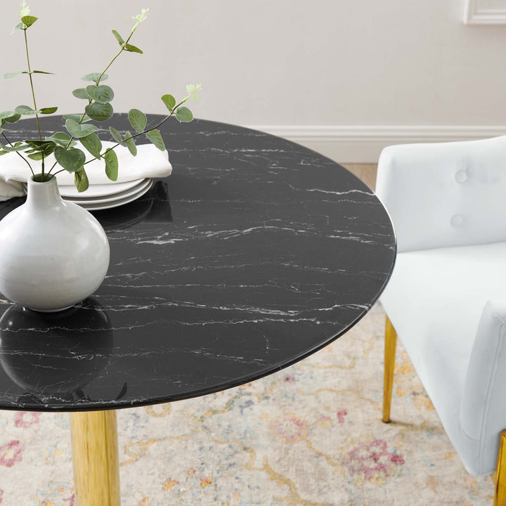 Vista 35" Artificial Marble Dining Table