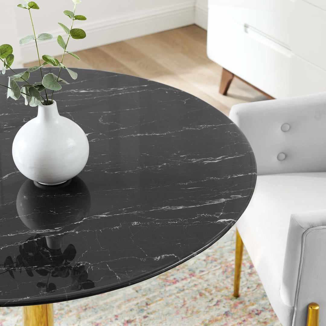 Vanderbilt 40" Artificial Marble Dining Table