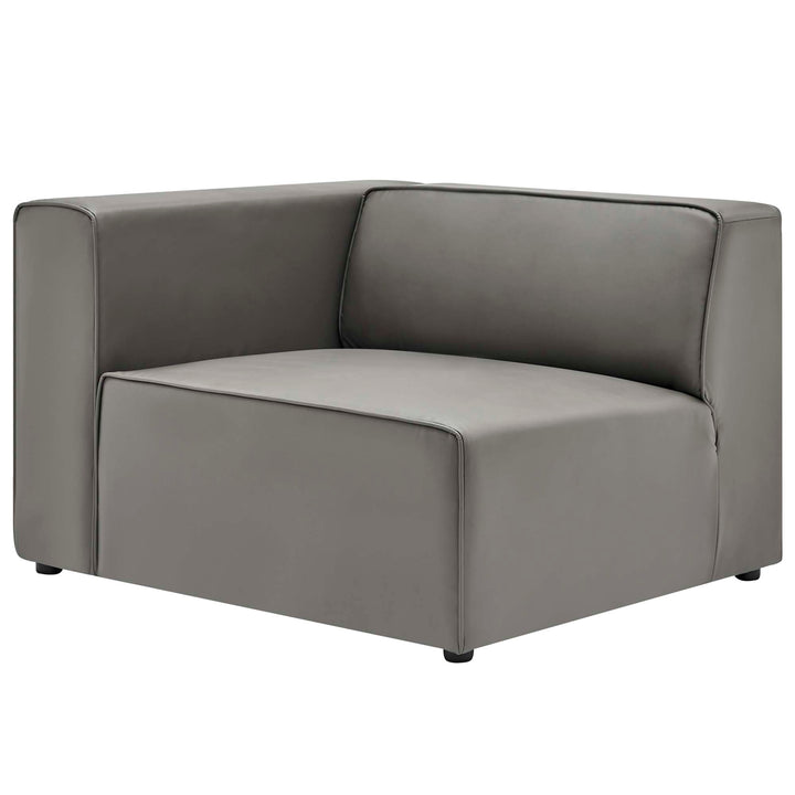 Mingle 2-Piece Vegan Leather Sectional Sofa Lounge