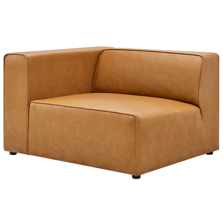 Mingle 2-Piece Vegan Leather Sectional Sofa Lounge