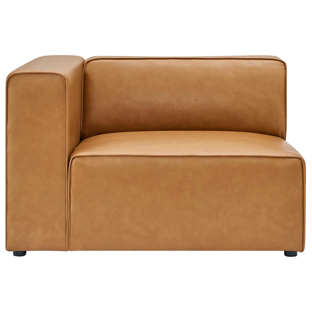 Mingle 2-Piece Vegan Leather Sectional Sofa Lounge