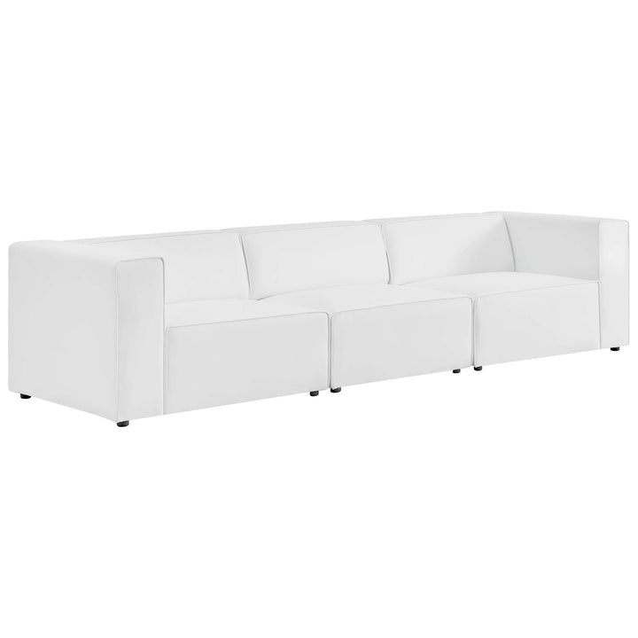 Mingle 3-Piece Vegan Leather Seating Sofa