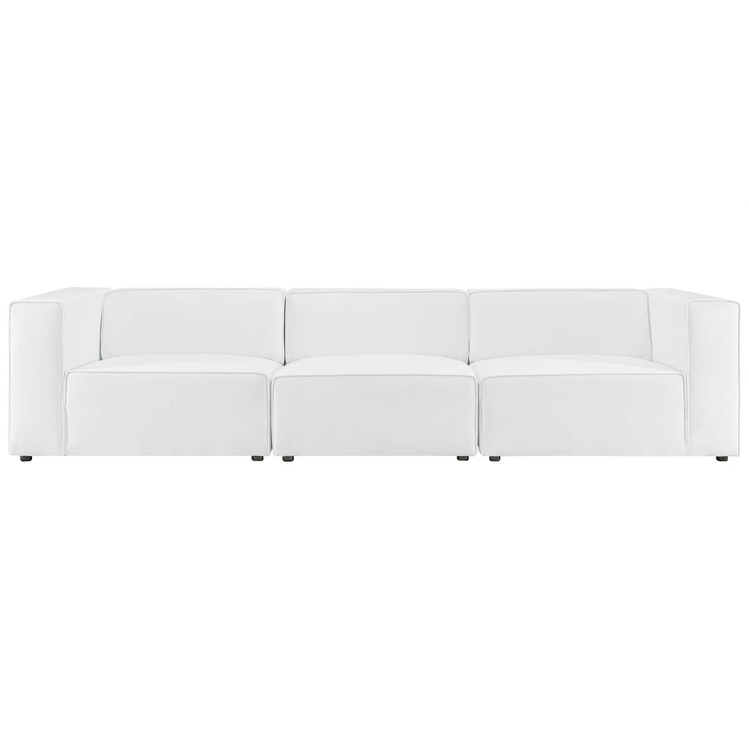 Mingle 3-Piece Vegan Leather Seating Sofa