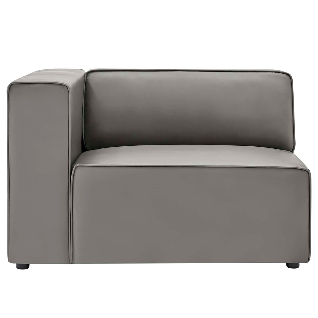 Mingle 4-Piece Vegan Leather Lounge Sofa