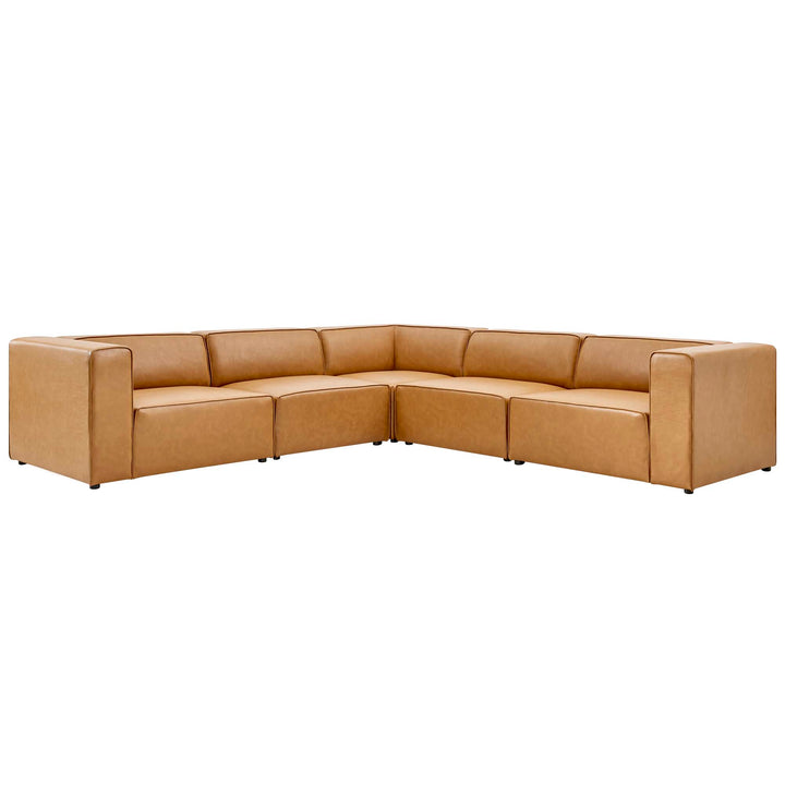 Mingle 5-Piece Vegan Leather Seating Set