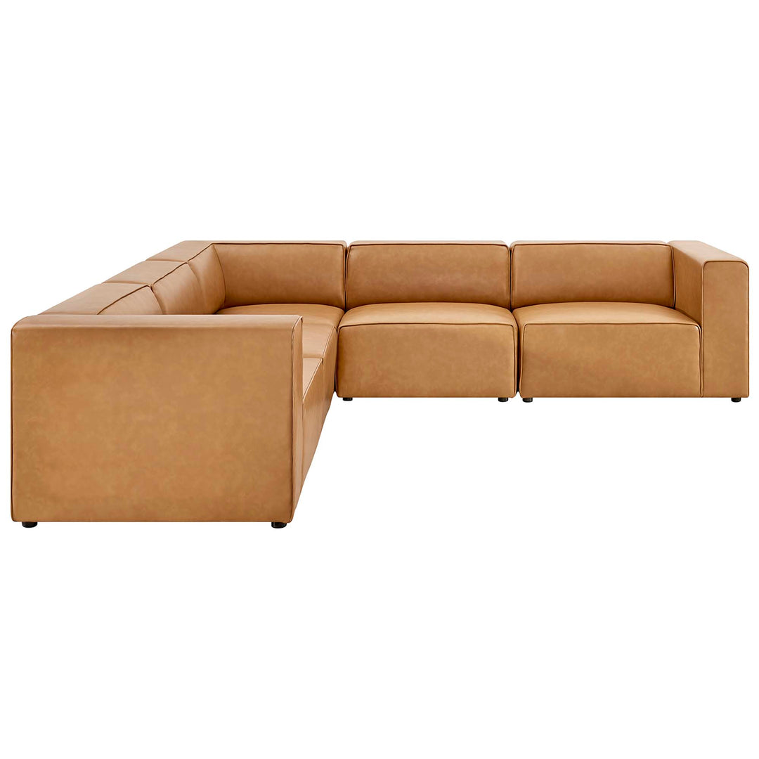 Mingle 5-Piece Vegan Leather Seating Set