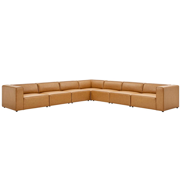 Mingle 7-Piece Vegan Leather Seating Set