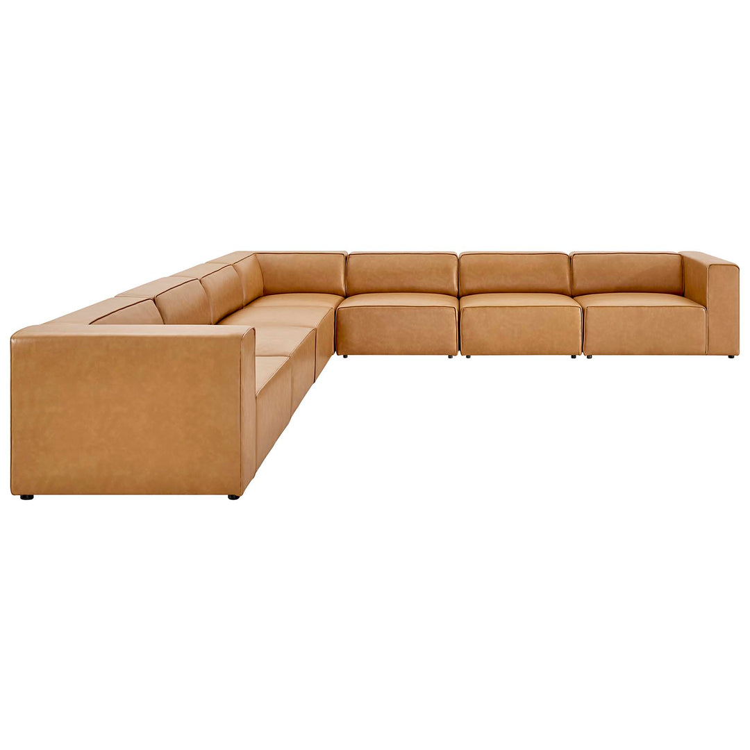 Mingle 7-Piece Vegan Leather Seating Set