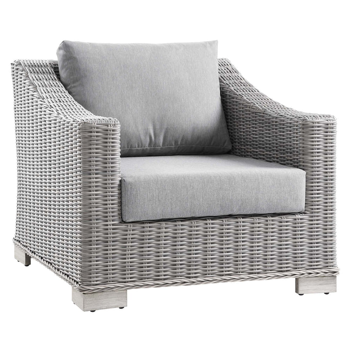 Cypress Outdoor Patio Wicker Rattan Armchair