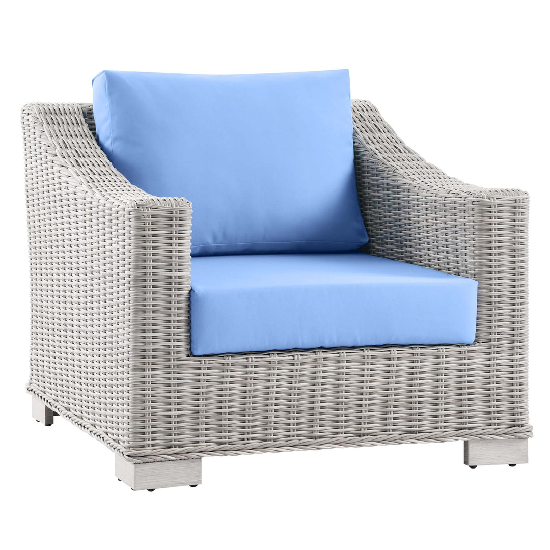 Cypress Outdoor Patio Wicker Rattan Armchair