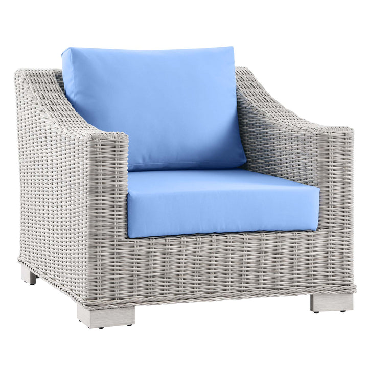 Cypress Outdoor Patio Wicker Rattan Armchair