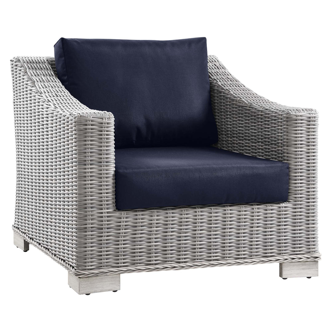 Cypress Outdoor Patio Wicker Rattan Armchair