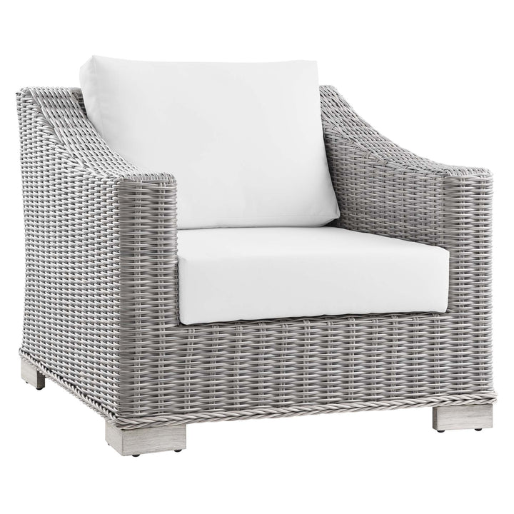 Cypress Outdoor Patio Wicker Rattan Armchair