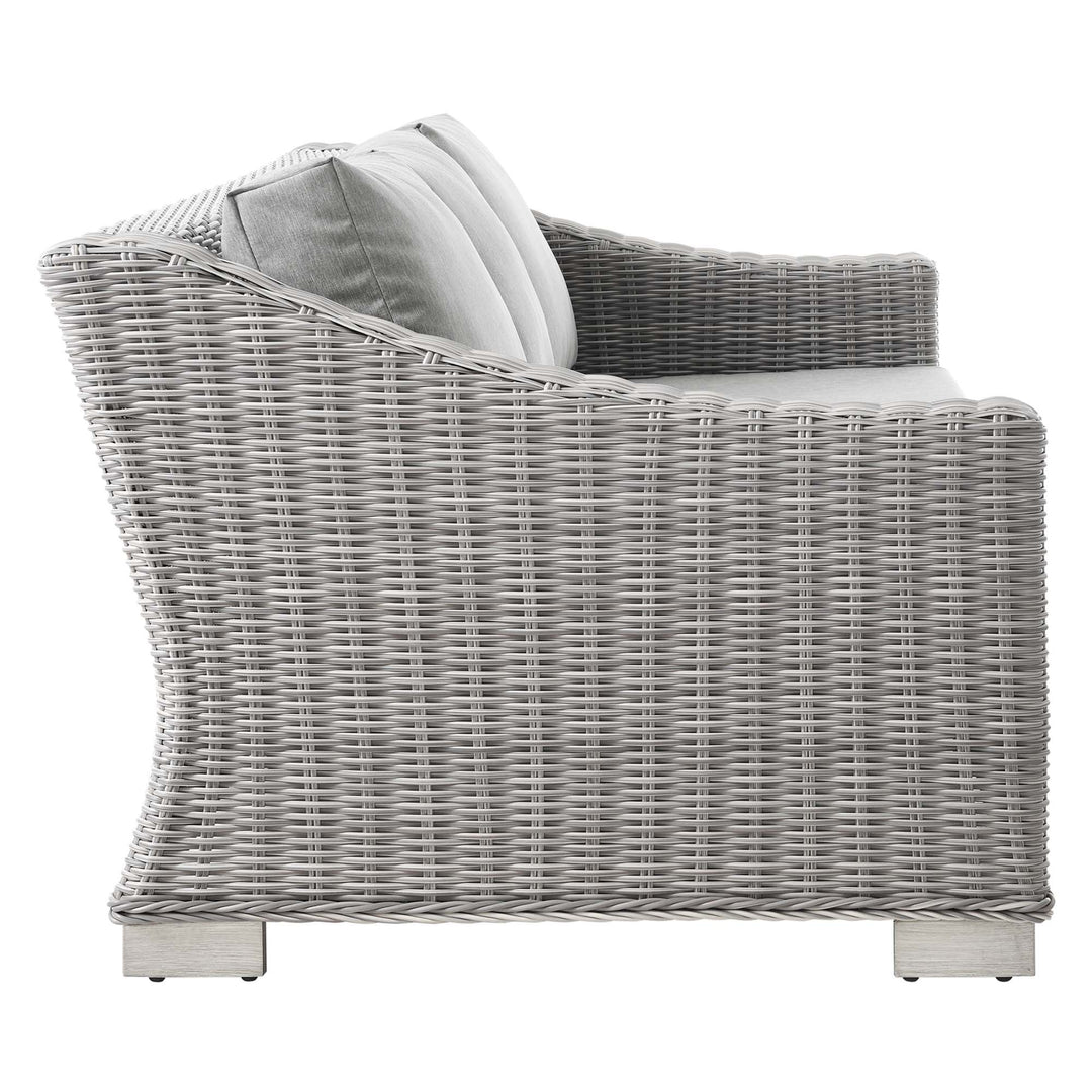 Cedarview Open-Air Patio Wicker Rattan Sofa