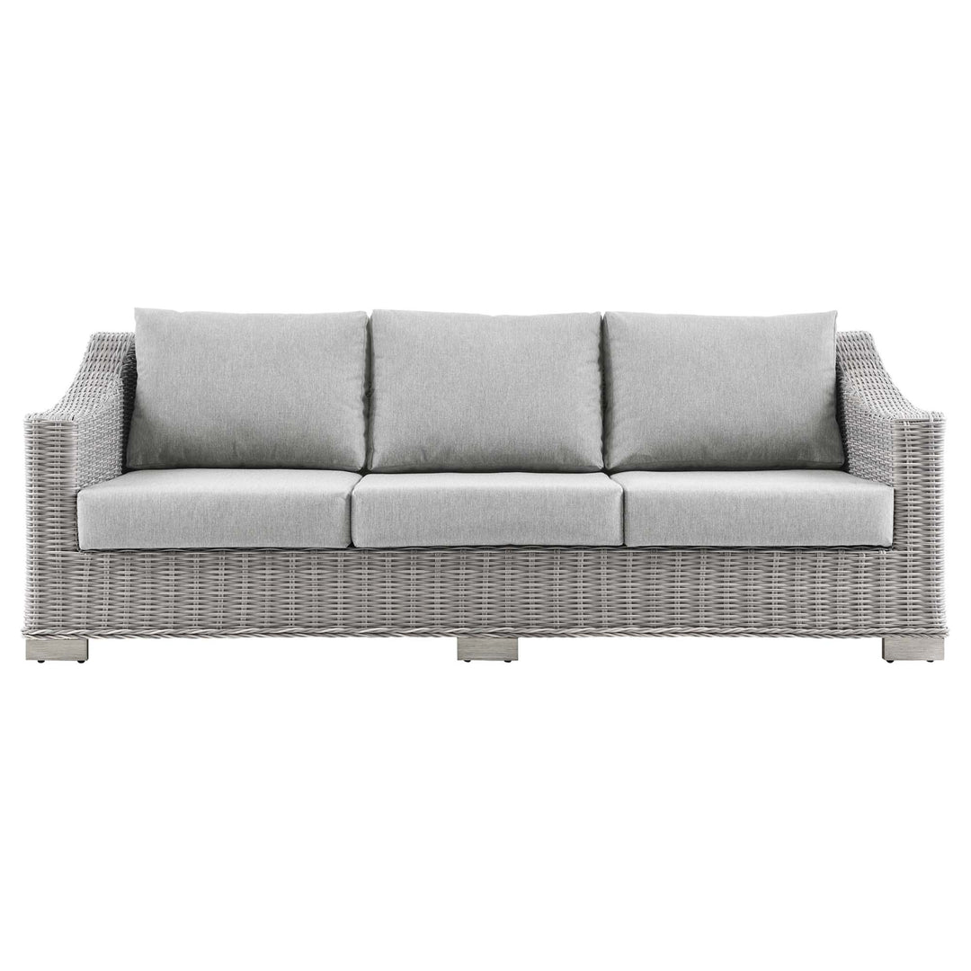 Cedarview Open-Air Patio Wicker Rattan Sofa