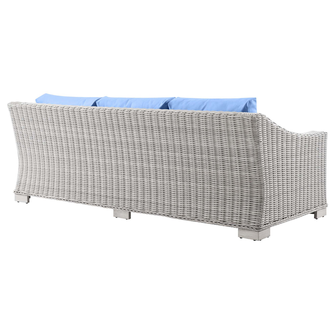 Cedarview Open-Air Patio Wicker Rattan Sofa