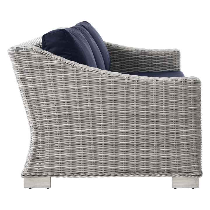 Cedarview Open-Air Patio Wicker Rattan Sofa