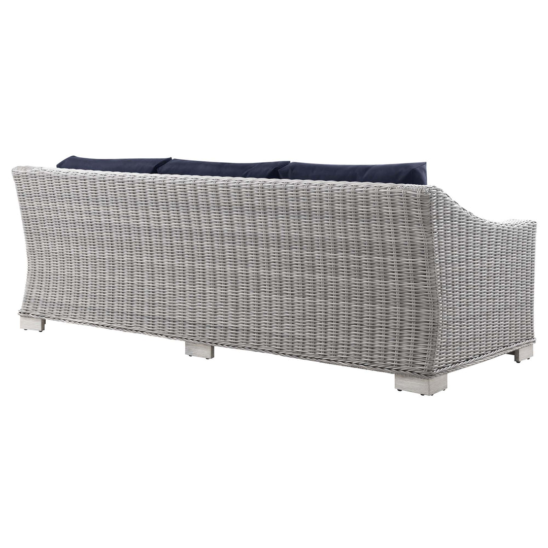 Cedarview Open-Air Patio Wicker Rattan Sofa