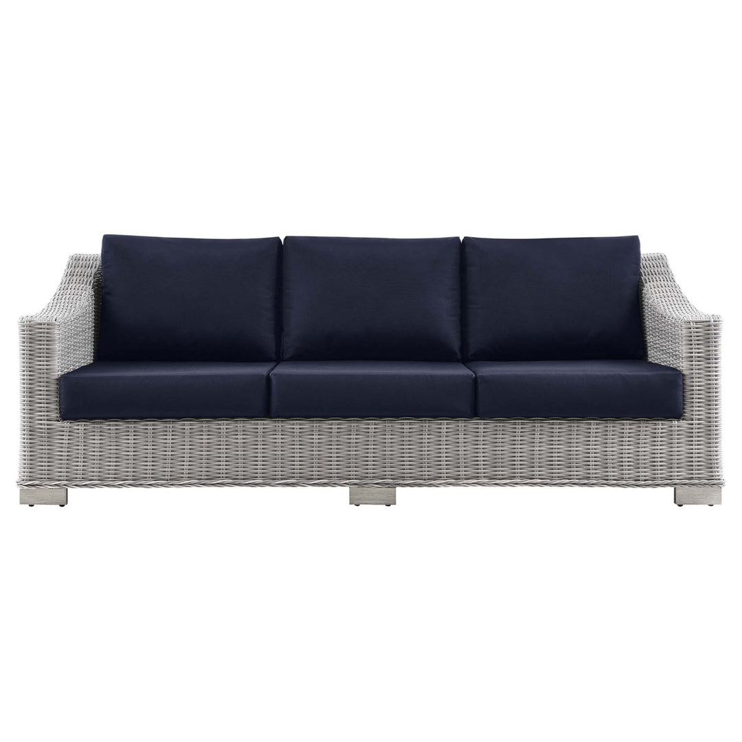 Cedarview Open-Air Patio Wicker Rattan Sofa