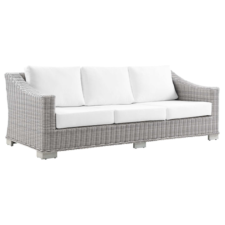 Cedarview Open-Air Patio Wicker Rattan Sofa