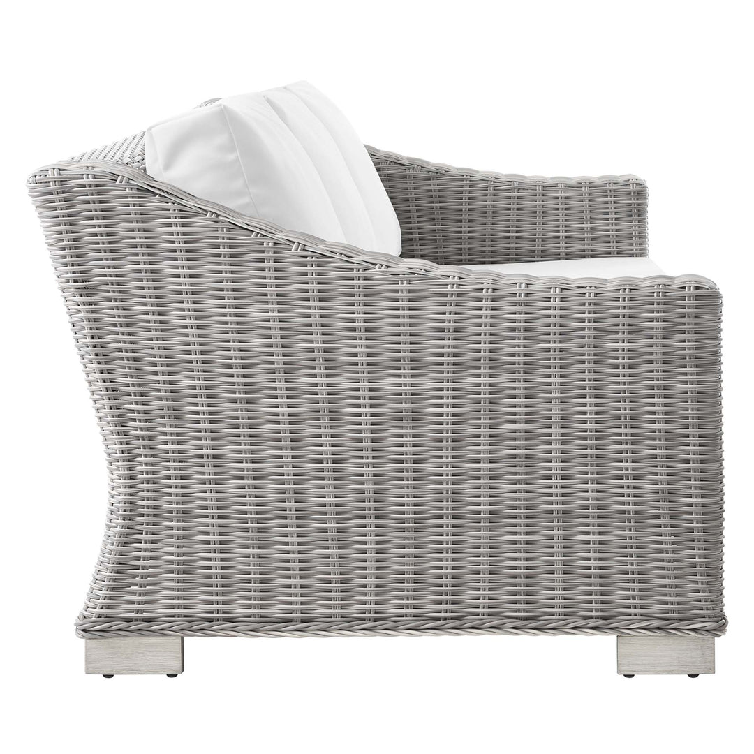 Cedarview Open-Air Patio Wicker Rattan Sofa