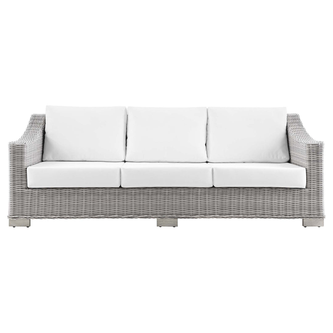 Cedarview Open-Air Patio Wicker Rattan Sofa