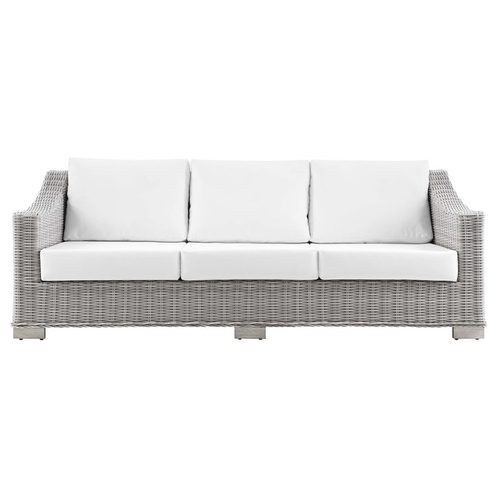 Cedarview Open-Air Patio Wicker Rattan Sofa