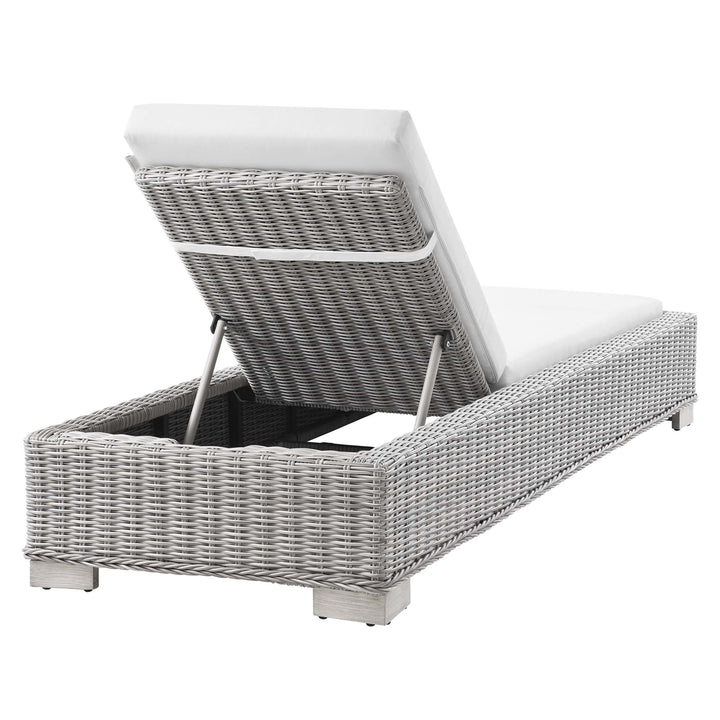 Canyon Outdoor Patio Wicker Rattan Chaise Lounge