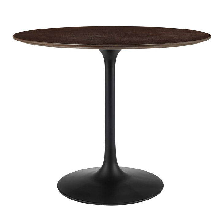 Luxe 36" Round Walnut Dining Table