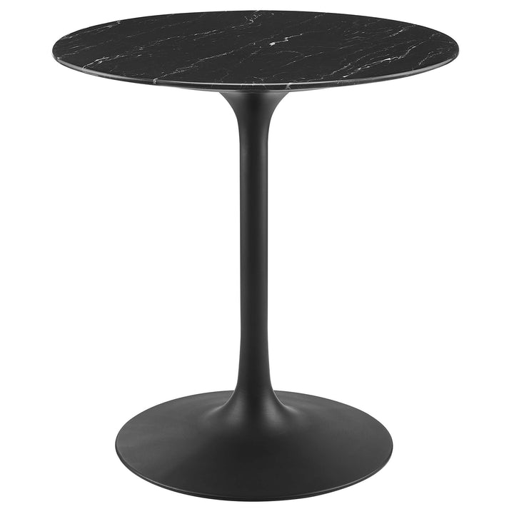 Luna 28" Round Replica Marble Dining Table