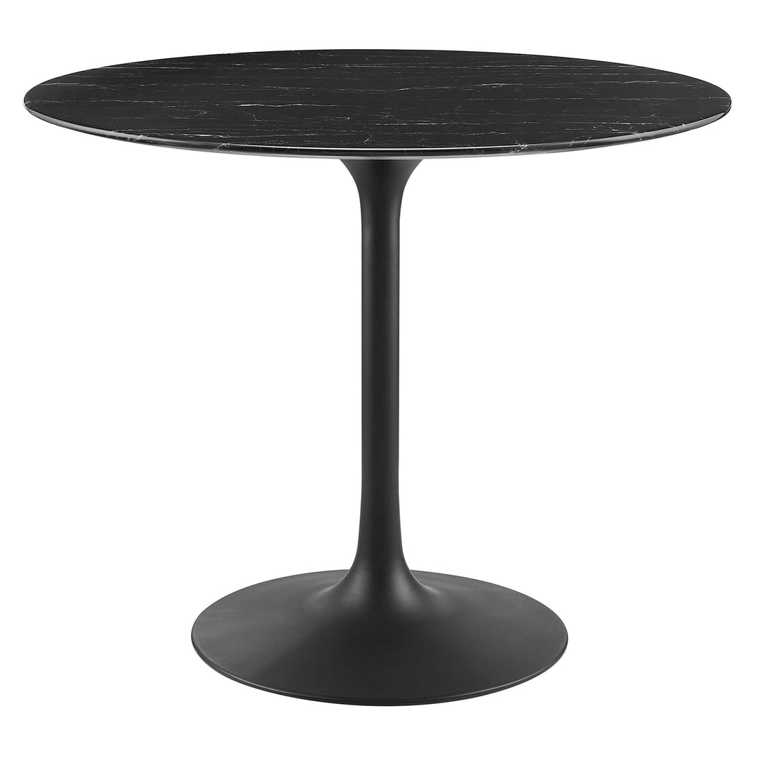 Lippa 36" Round Replica Marble Dining Table