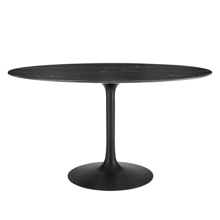 Lippa 54" Oval Onyx Dining Table