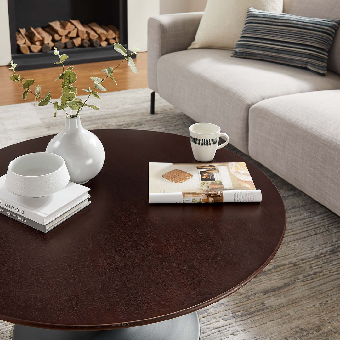 Louisville 36" Round Wood Grain Coffee Table