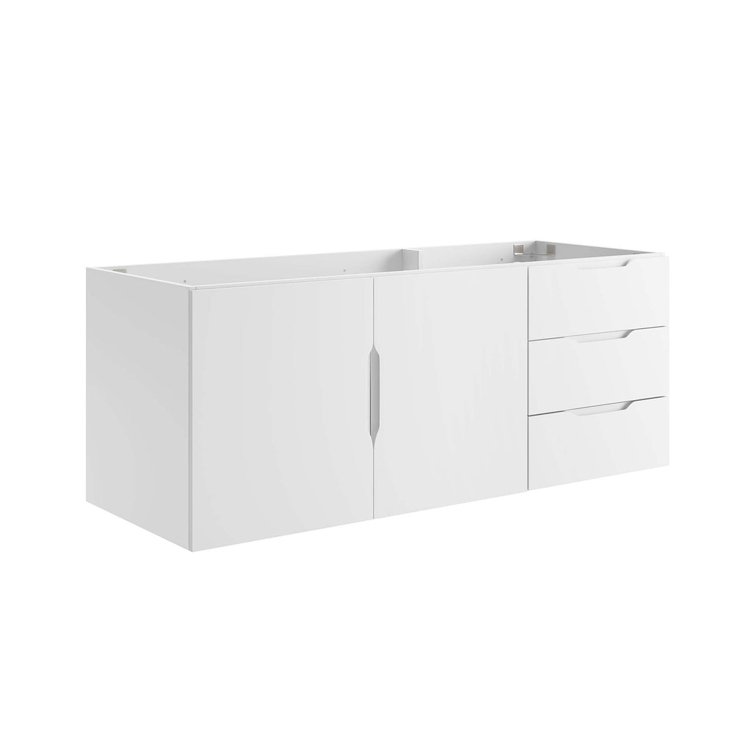 Vigorous 48" Double or Single Sink Compatible Bathroom Vanity Cabinet