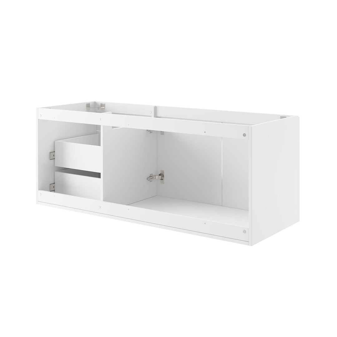 Vigorous 48" Double or Single Sink Compatible Bathroom Vanity Cabinet