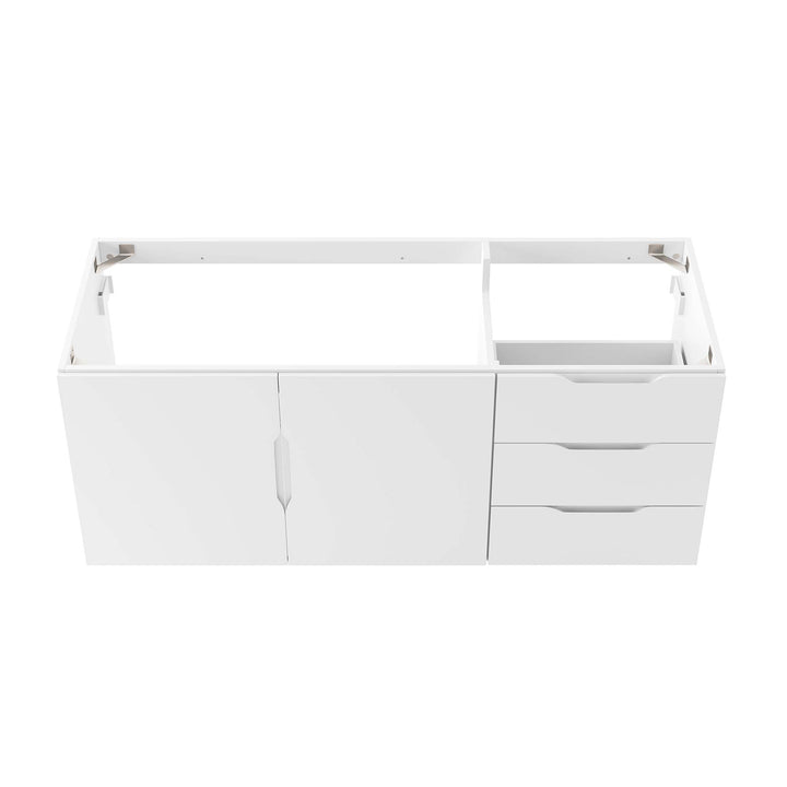 Vigorous 48" Double or Single Sink Compatible Bathroom Vanity Cabinet