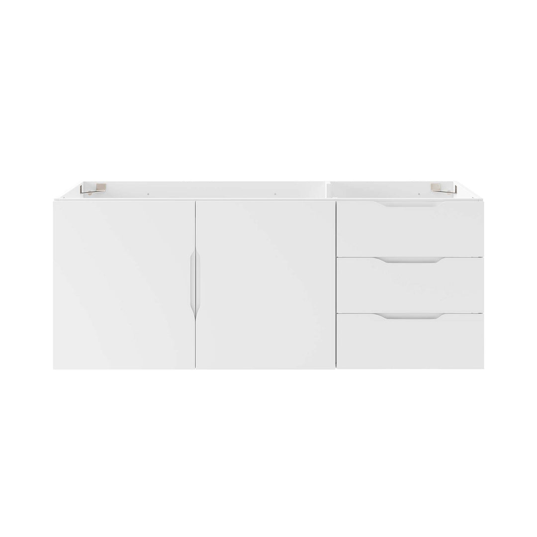 Vigorous 48" Double or Single Sink Compatible Bathroom Vanity Cabinet