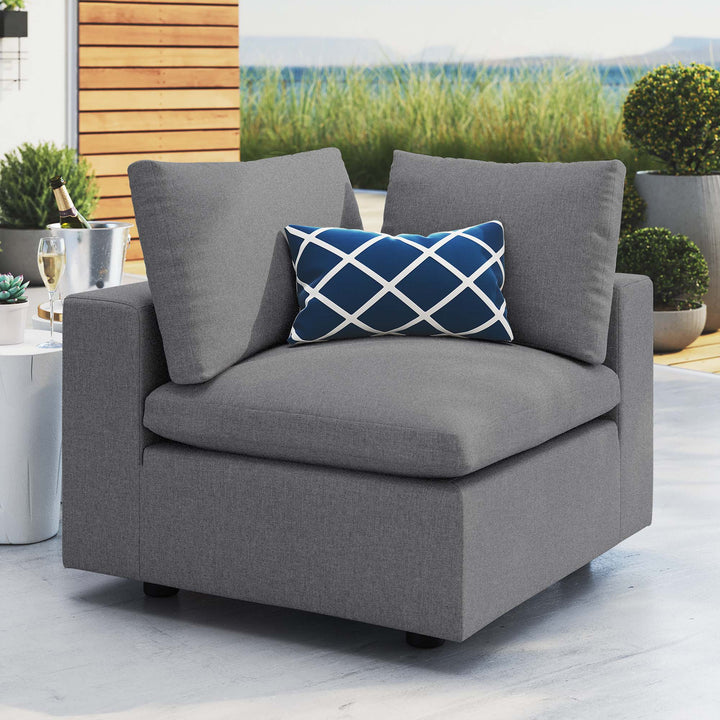 Chic Sunbrella® Outdoor Patio Corner Chair