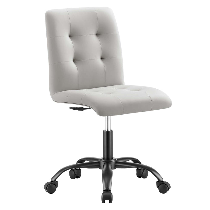 Pura Armless Vegan Leather Office Chair