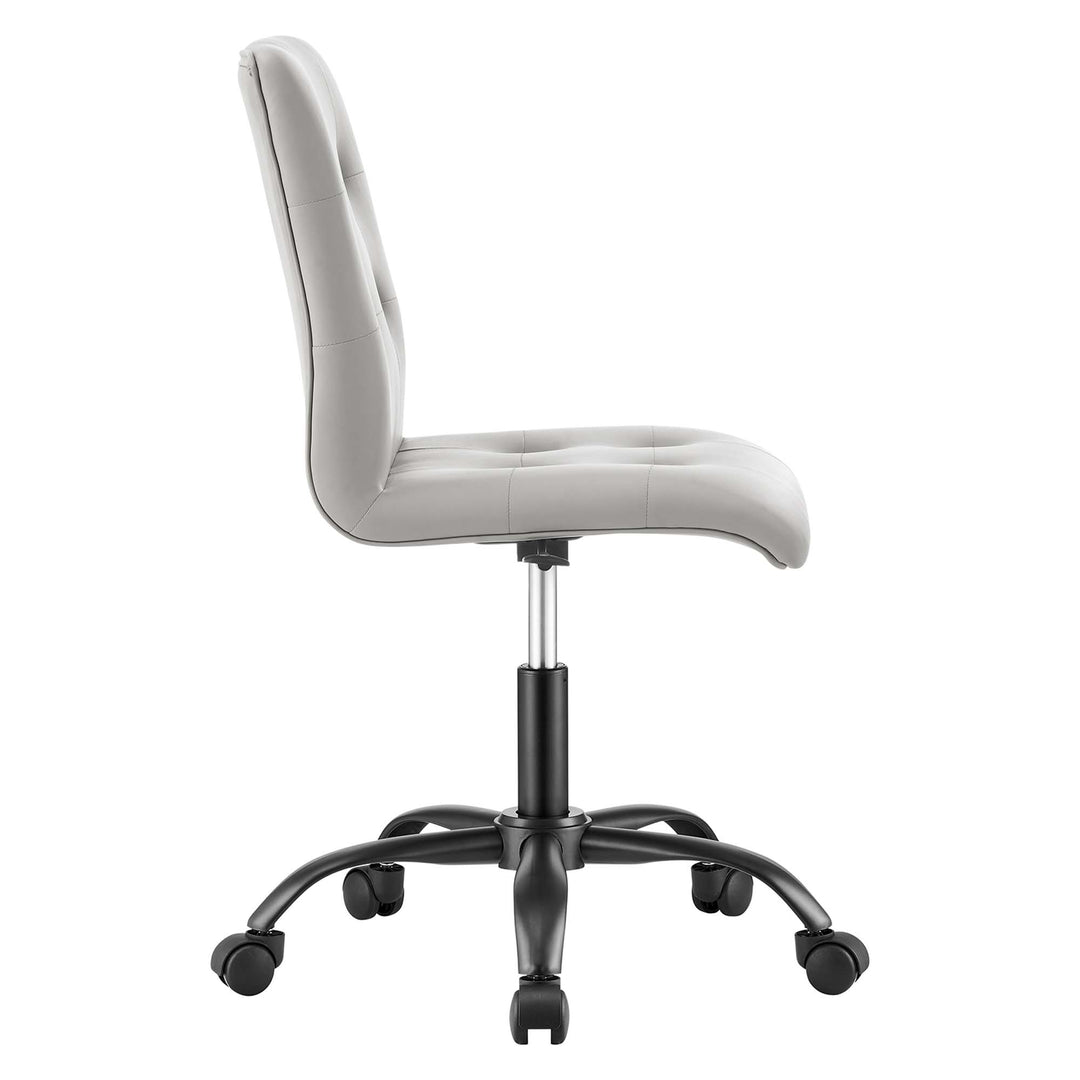 Pura Armless Vegan Leather Office Chair