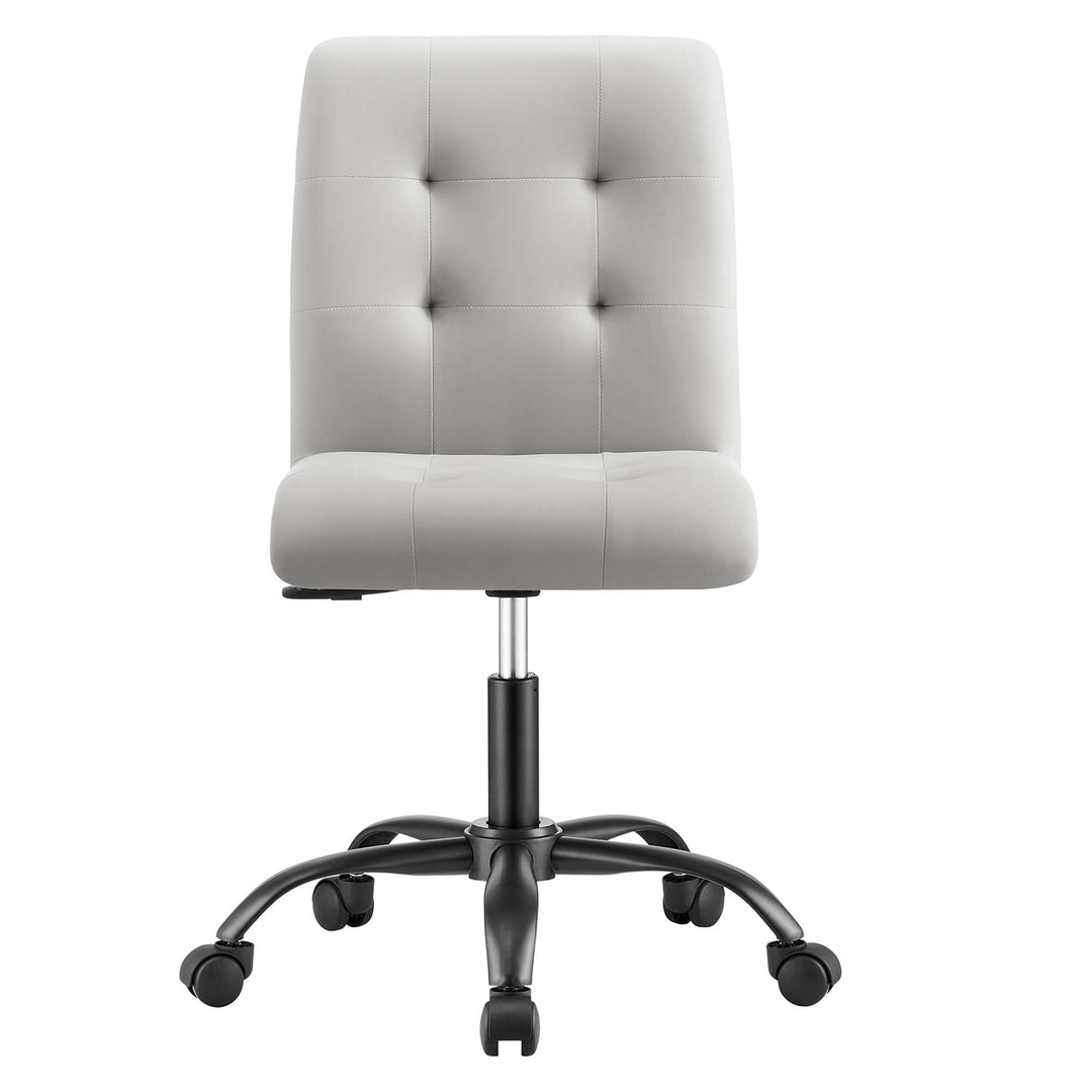 Pura Armless Vegan Leather Office Chair