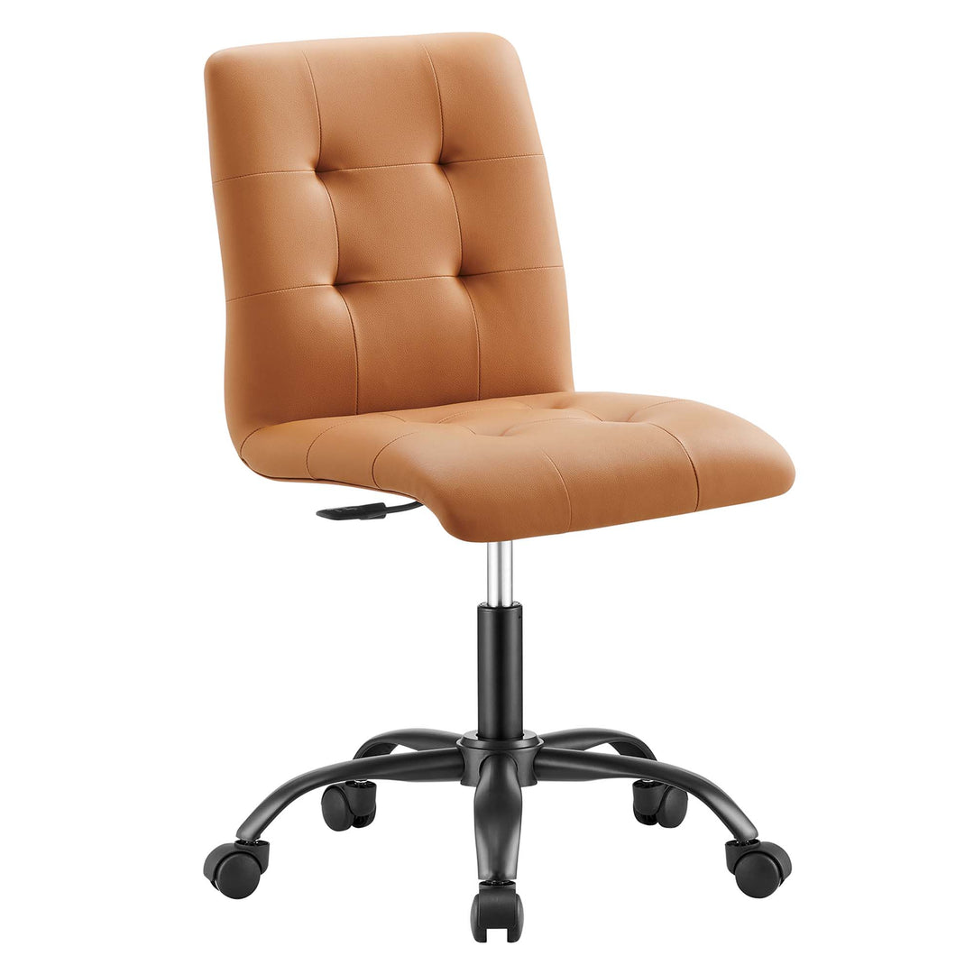 Pura Armless Vegan Leather Office Chair