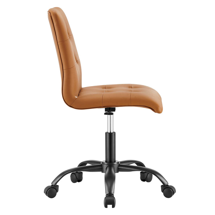 Pura Armless Vegan Leather Office Chair