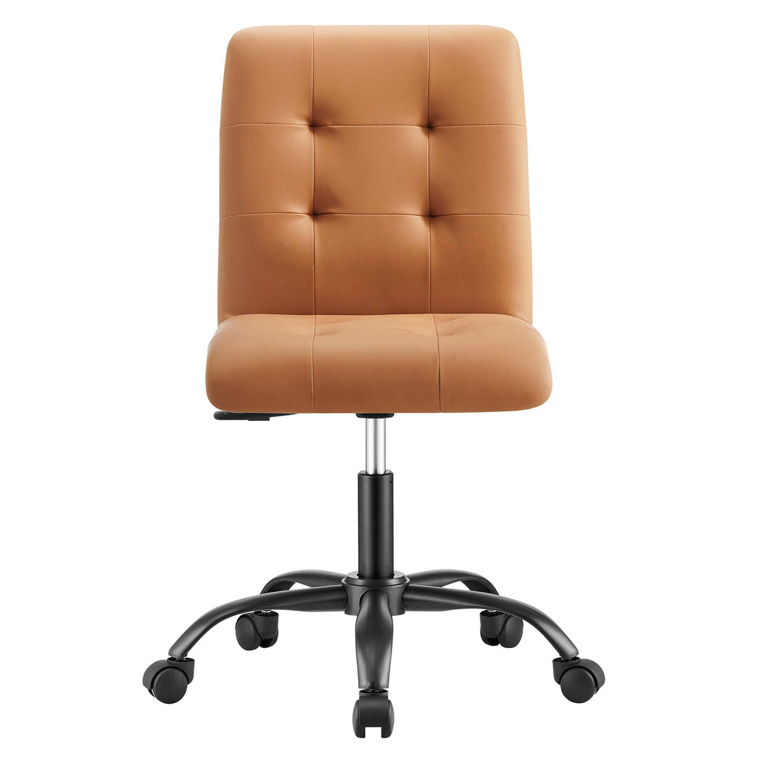 Pura Armless Vegan Leather Office Chair