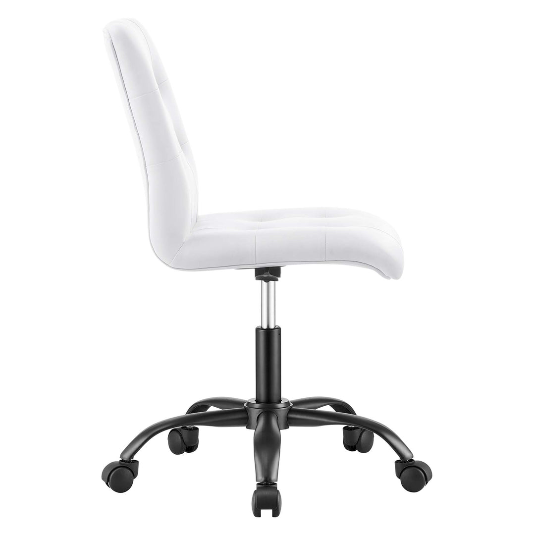 Pura Armless Vegan Leather Office Chair