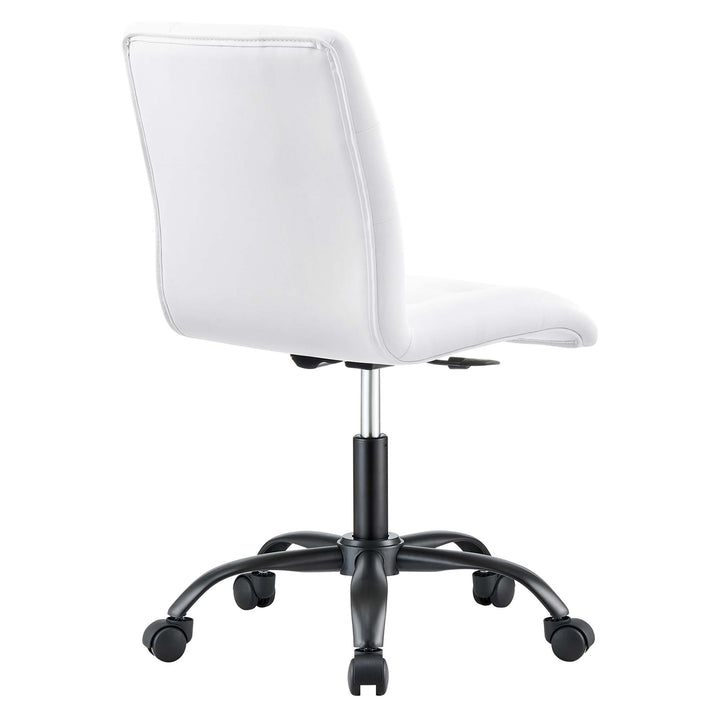 Pura Armless Vegan Leather Office Chair