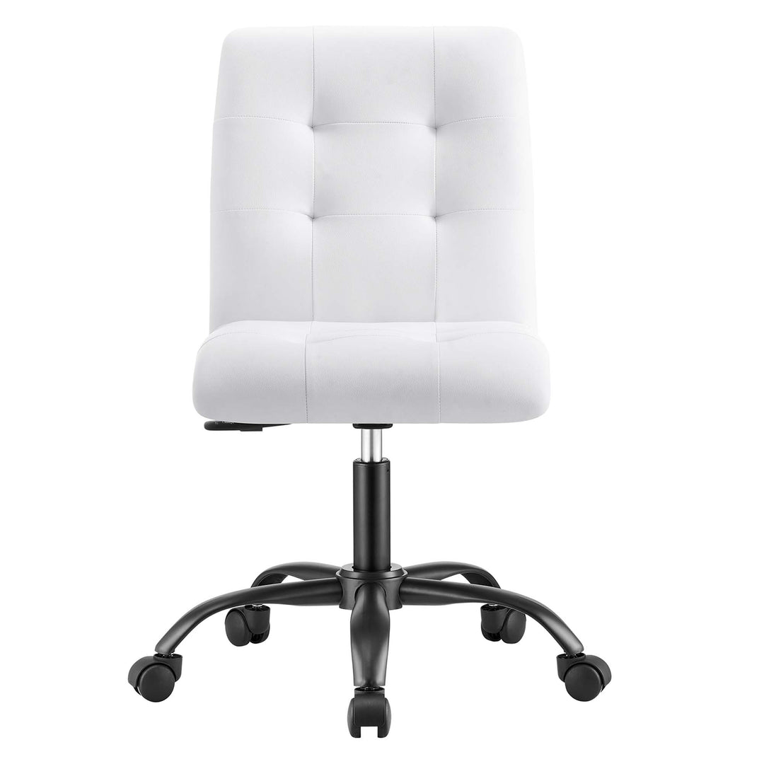 Pura Armless Vegan Leather Office Chair