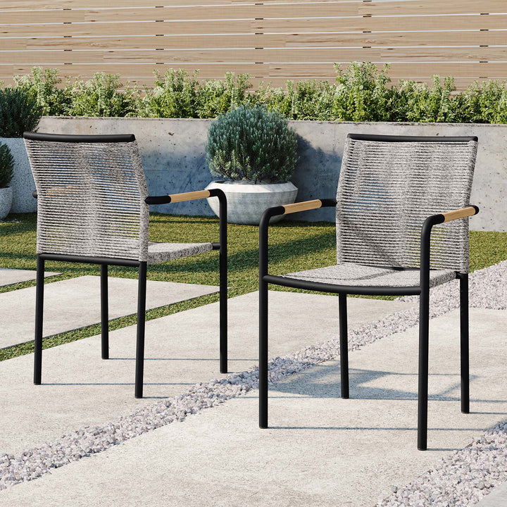 Serenade Outdoor Patio Armchairs Set of 2